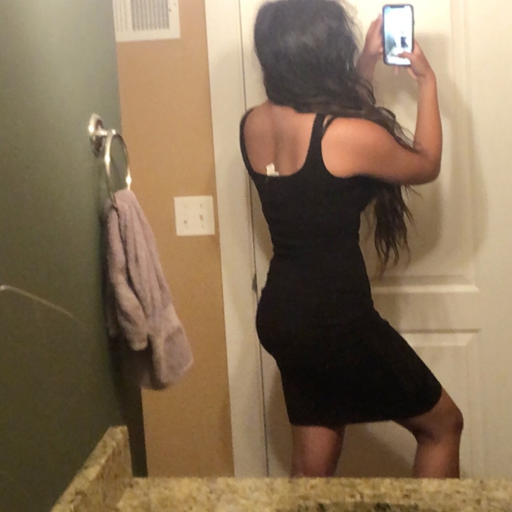 black body con dress